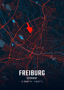 Freiburg City Map
