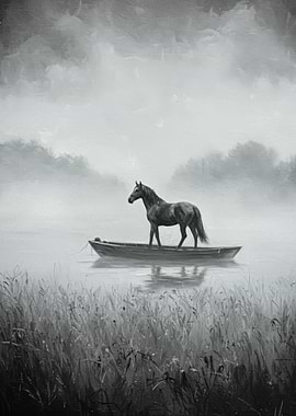 Horse in a Boat