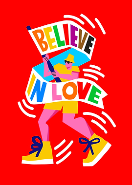 Believe in Love Illustration