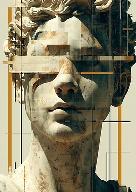 Abstract Sculpture Portrait