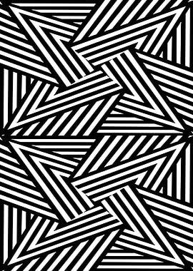 Abstract Black and White Pattern