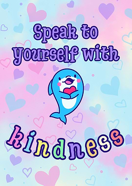 🌙✨ Speak to yourself with kindness
