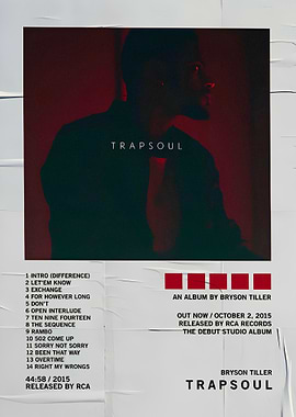 Bryson Tiller - Trapsoul Album Cover