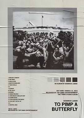 To Pimp a Butterfly Album Cover