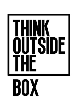 Think Outside the Box Typography