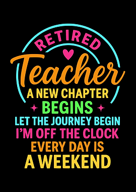 Retired Teacher New Chapter Begins