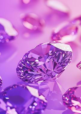 Purple Diamond Gems