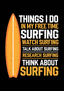 Surfing Free Time Activities
