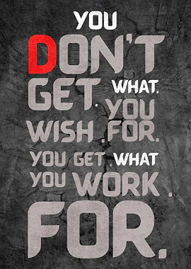 Motivational Quote on Textured Background