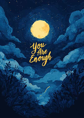 You Are Enough Night Sky