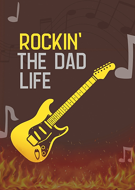 Rockin' The Dad Life Guitar