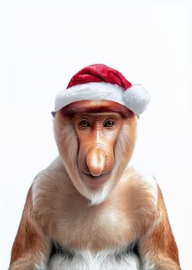 Proboscis Monkey Christmas