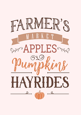 Farmer's Market Fall Sign
