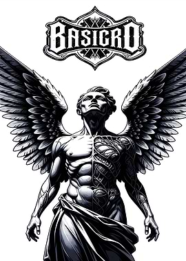 Angel with Mechanical Half Body