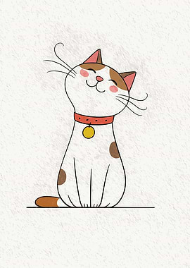 Cartoon Cat Illustration