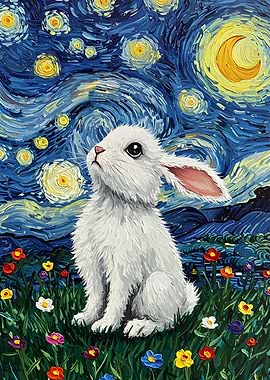 Starry Night Rabbit
