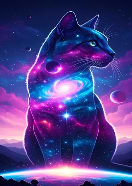Cosmic Cat Galaxy