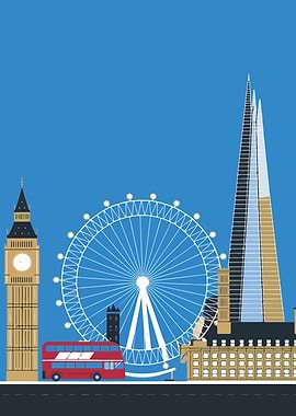 London Skyline Illustration