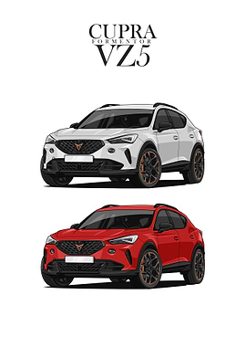 Cupra Formentor VZ5 Car Illustration