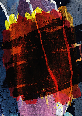 Abstract Nature Painting with Bold Strokes