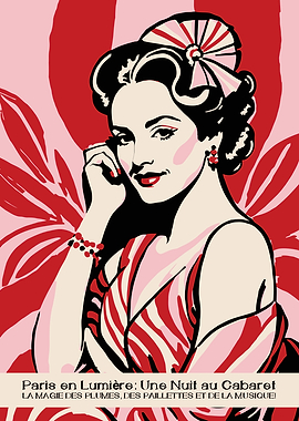 Paris Cabaret Poster Art