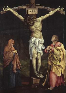 Christ on the Cross with Mary and Saint John