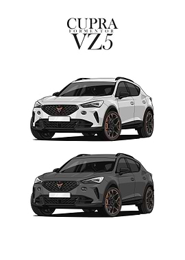 Cupra Formentor VZ5 Car Illustration