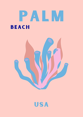 Palm Beach USA Minimalist Art