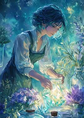 Botanist Glowing Jar