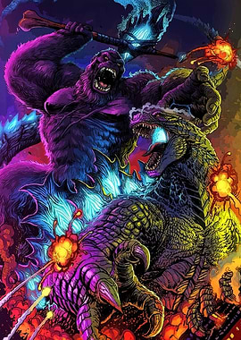 Godzill Kong Battle