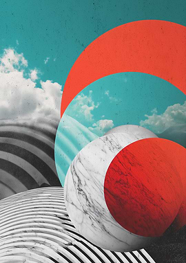 Abstract Spheres and Sky Composition