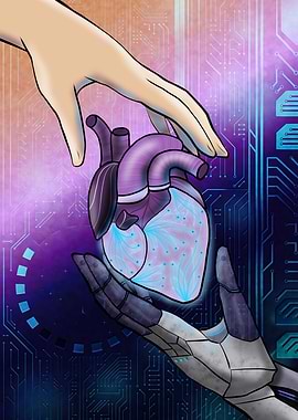 Human and Robot Heart Connection