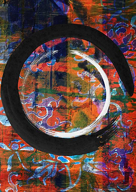 Enso Circle Abstract Art
