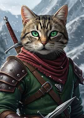 Warrior Cat Portrait