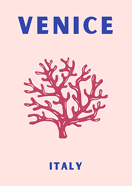 Venice Italy Travel Poster