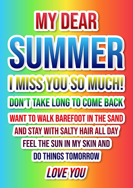 Missing Summer Poster