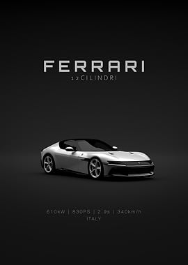 Specs Ferrari 12Cilindri White