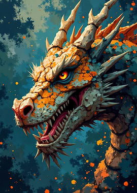 Dragon Head Close-Up