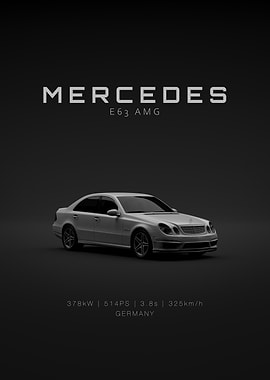Specs Mercedes E63 AMG Silver