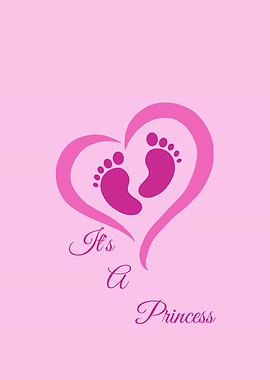 It's a Princess Baby Announcement