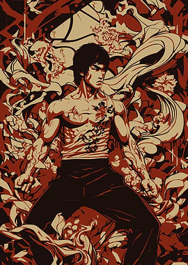 Bruce Lee Illustration