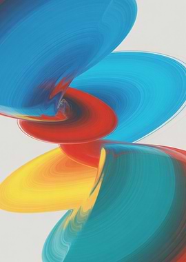 Abstract Colorful Swirls