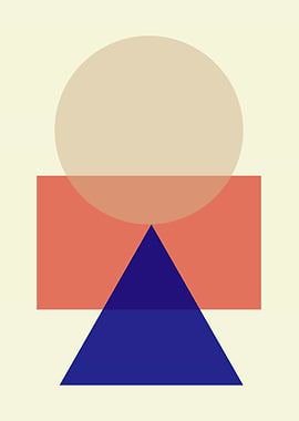 Geometric Shapes Composition