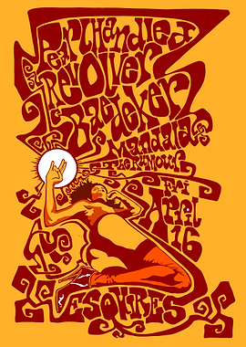 Psychedelic Concert Poster Art