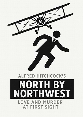 North by Northwest Movie Poster