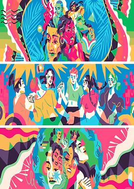 Diverse Group Illustration