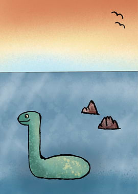 Green Sparkle Nessie