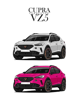 Cupra Formentor VZ5 Car Illustration
