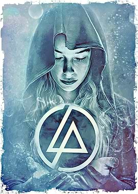 Hooded Figure Holding Symbol