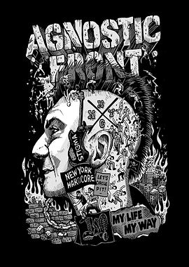 Agnostic Front Hardcore Punk Art